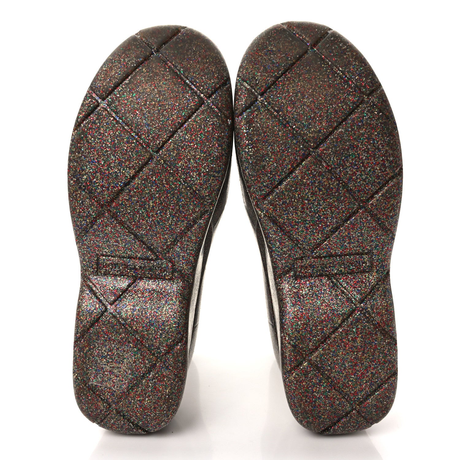 Bottega Veneta Sparkle Rubber Puddle Ankle Boots 41 Multicolor 5 of 7