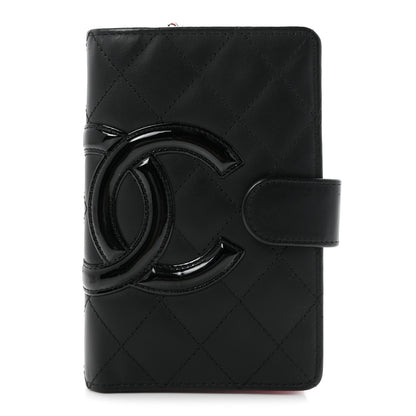 Chanel Calfskin Cambon Zipped Pocket Wallet Black 1 of 8