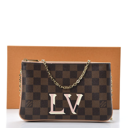 Louis Vuitton Damier Ebene Double Zip Pochette 12 of 12