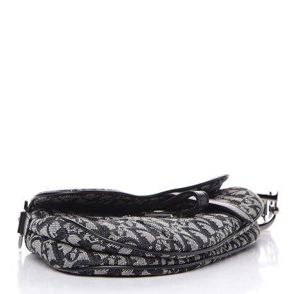 Christian Dior Monogram Saddle Bag Black 4 of 7