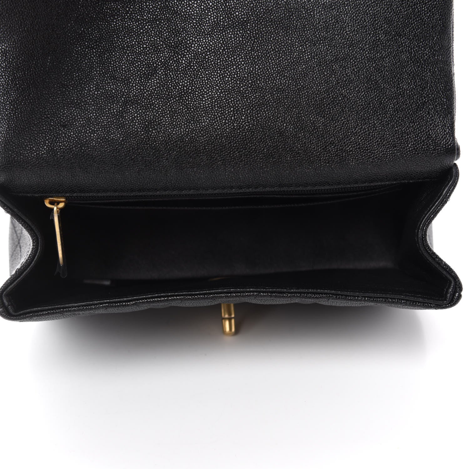 Chanel Caviar Quilted Mini Top Handle Rectangular Flap Black 5 of 10
