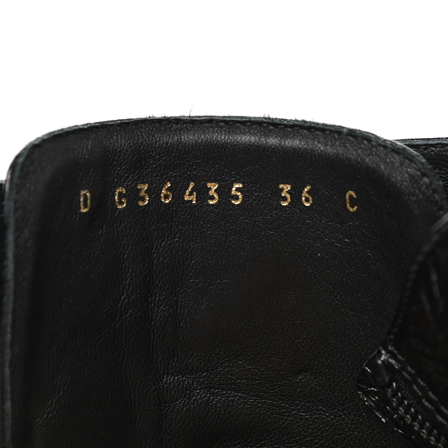 Chanel Shiny Crumpled Lambskin Lace Up Combat Boots 36 Black 8 of 9