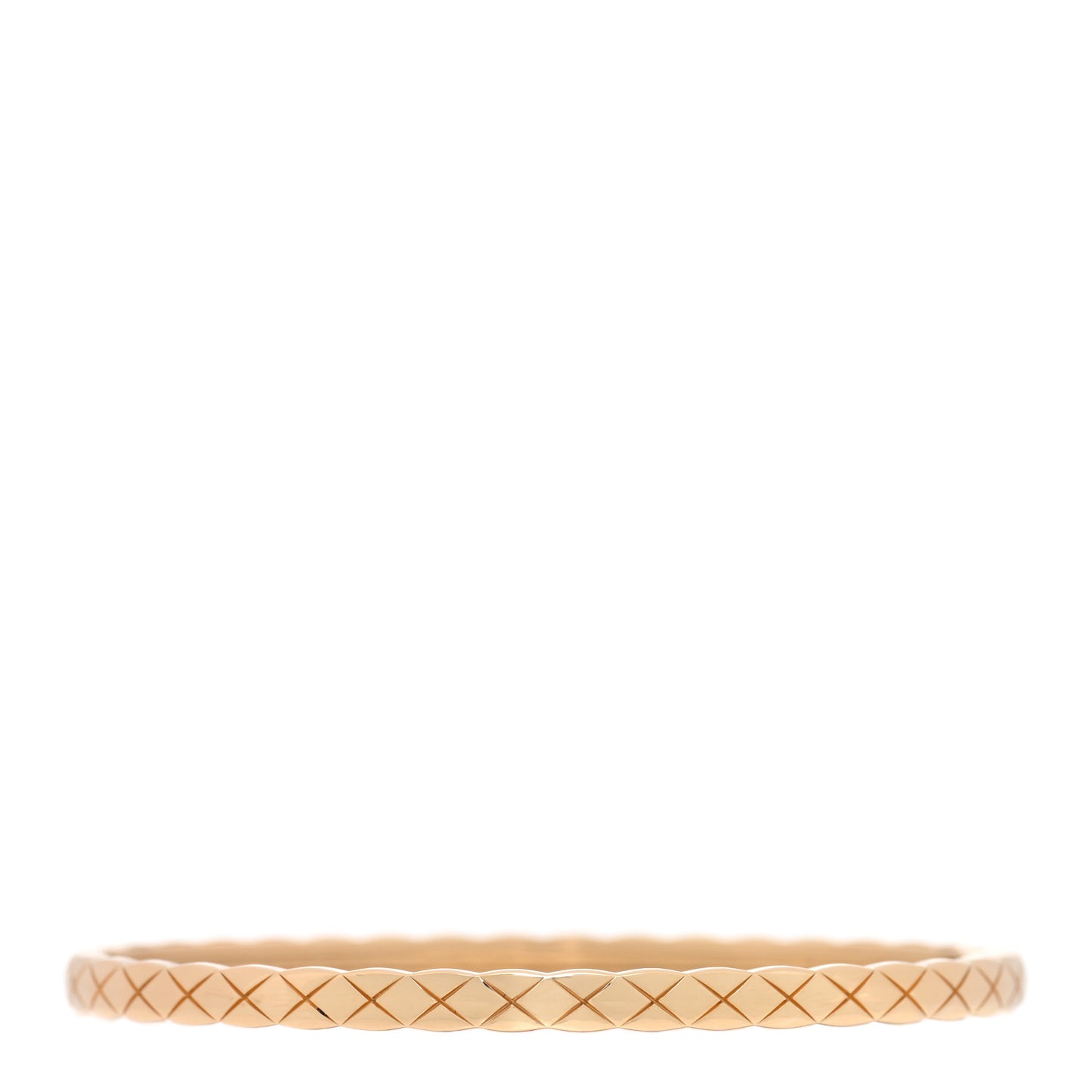18K Yellow Gold Mini Coco Crush Bangle Bracelet S