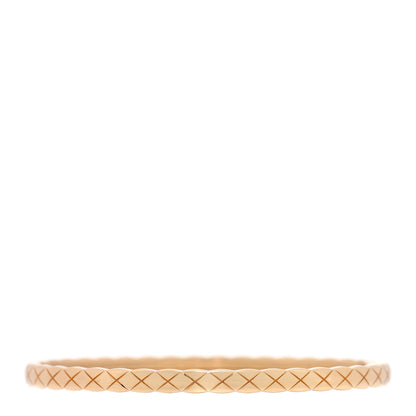 Chanel 18K Yellow Gold Mini Coco Crush Bangle Bracelet S 2 of 4