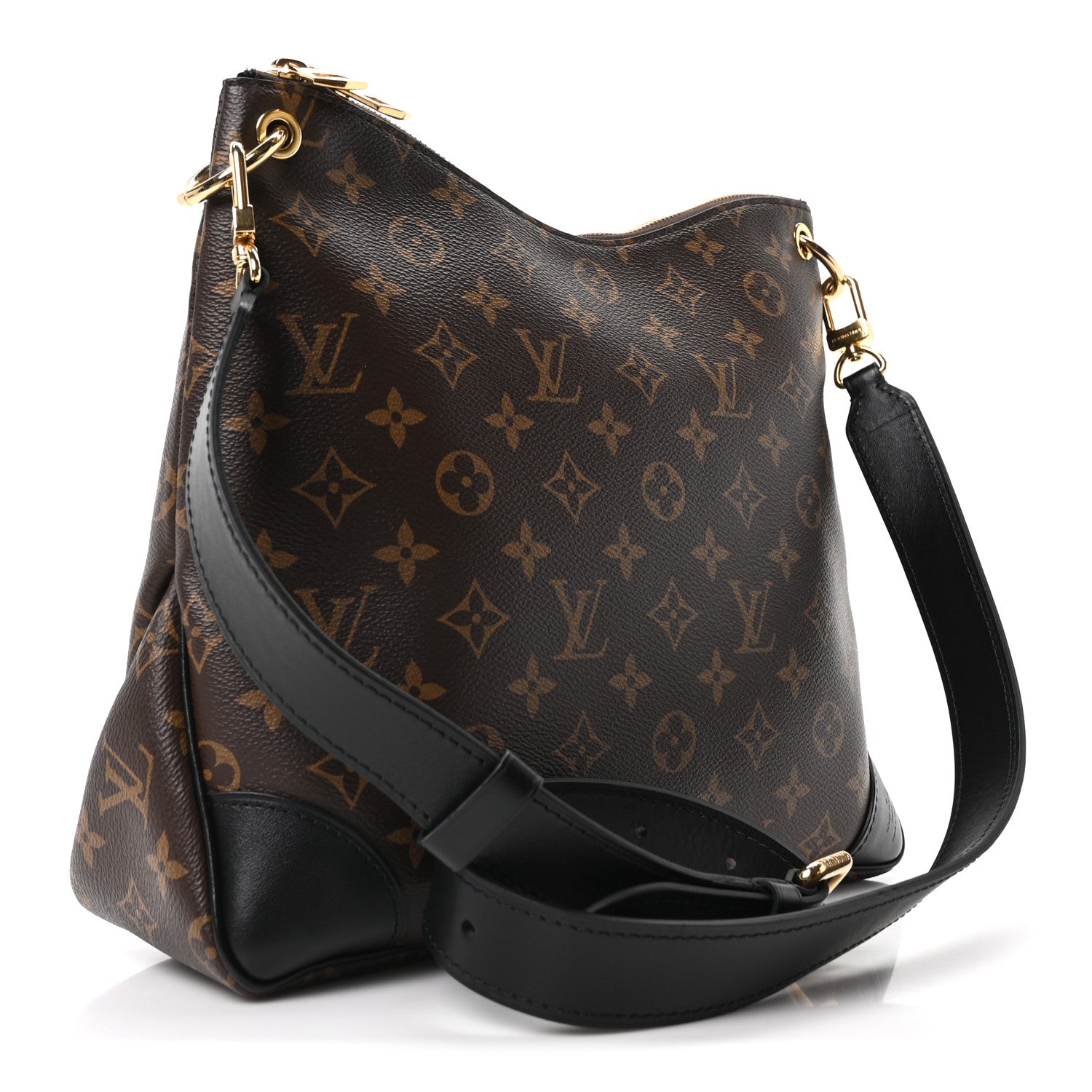 Louis Vuitton Monogram Odeon MM Black 3 of 9