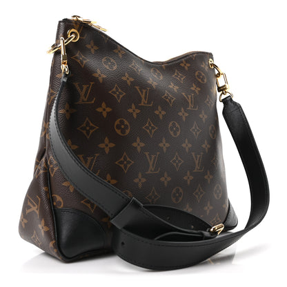Louis Vuitton Monogram Odeon MM Black 3 of 9