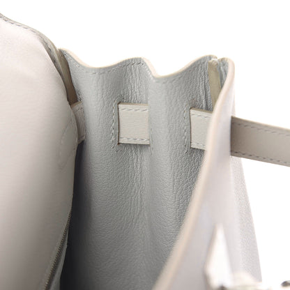 Hermes Evercolor Kelly Retourne 28 Gris Perle 26 of 39