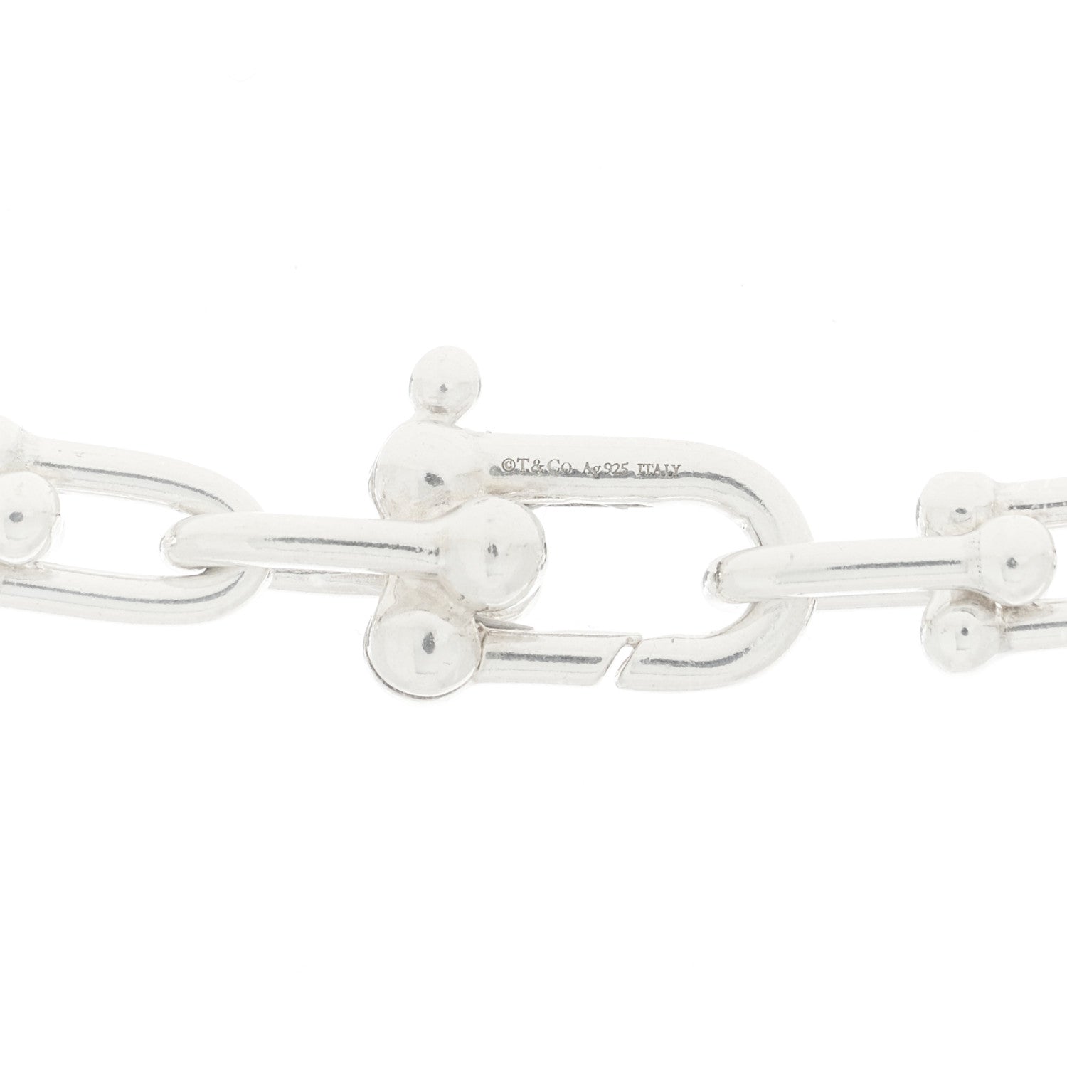 Tiffany Sterling Silver Small HardWear Link Necklace 4 of 4