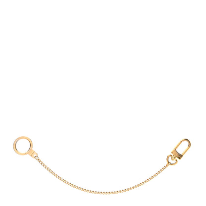 Louis Vuitton Metal Pochette Extender Key Ring Chain Gold 1 of 5
