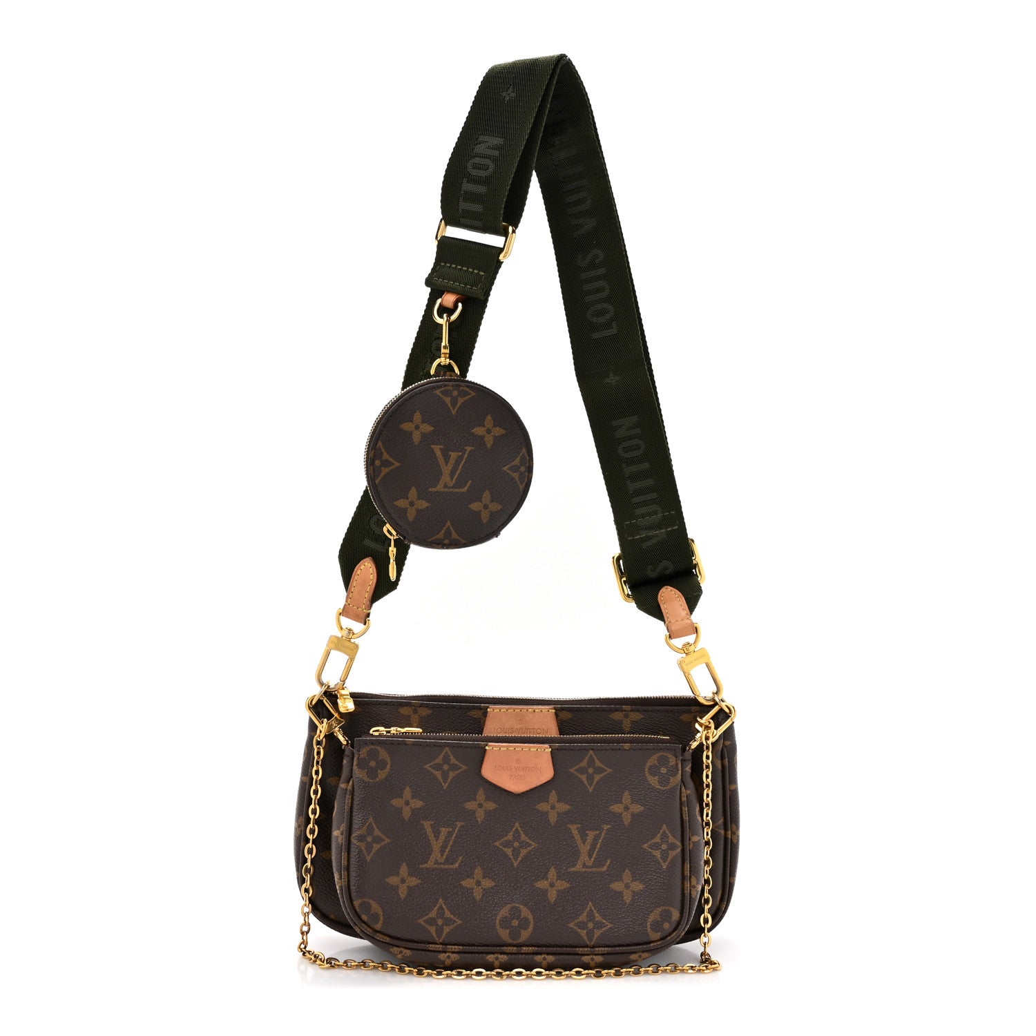 Louis Vuitton Monogram Multi Pochette Accessories Kaki 1 of 13