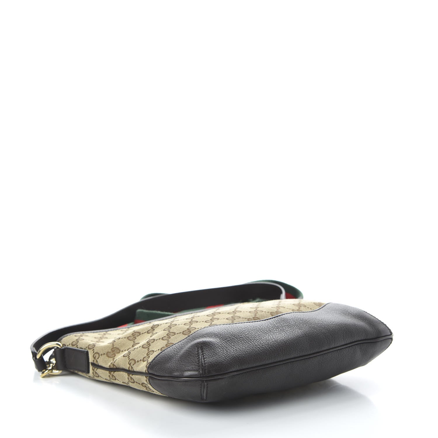 Gucci GG Monogram Web Messenger Bag Dark Brown 5 of 12