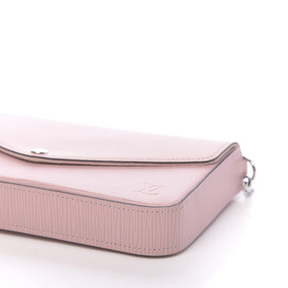 Louis Vuitton Epi Pochette Felicie Rose Ballerine 9 of 11