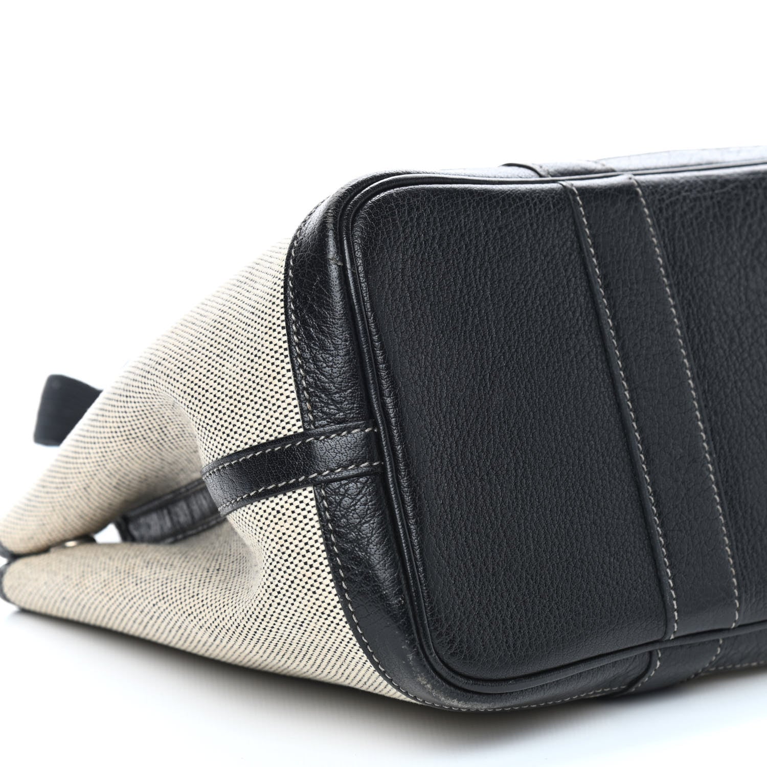 Hermes Twill D H Negonda Garden Party 30 TPM Ecru Black 6 of 11