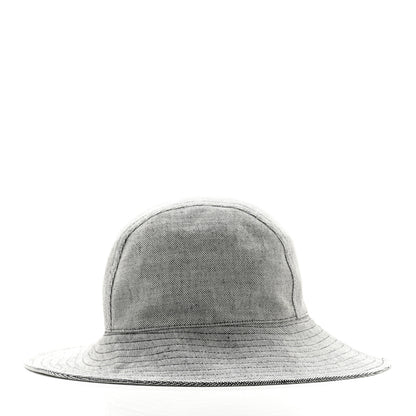 Hermes Linen Cotton Colette Bucket Hat 58 Black 5 of 9