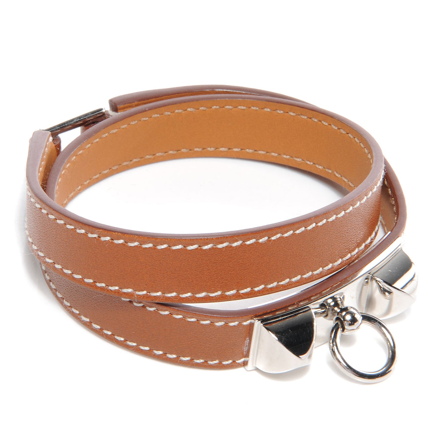 Chamonix Rivale Double Tour Bracelet Large Fauve