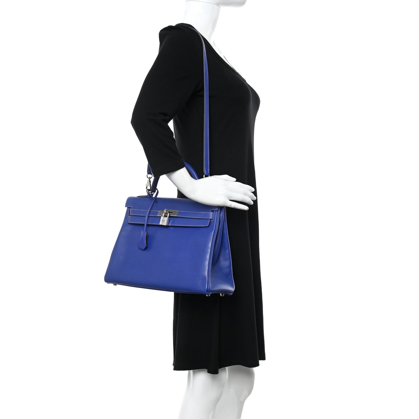 Epsom Candy Kelly Retourne 32 Bleu Electrique Mykonos