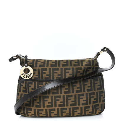 Fendi Zucca Cuoio Lucido Chef Crossbody Bag Tobacco Moro 1 of 10