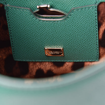 Dolce & Gabbana Dauphine Embellished Medium Miss Sicily Satchel Verde Muschio 6 of 9