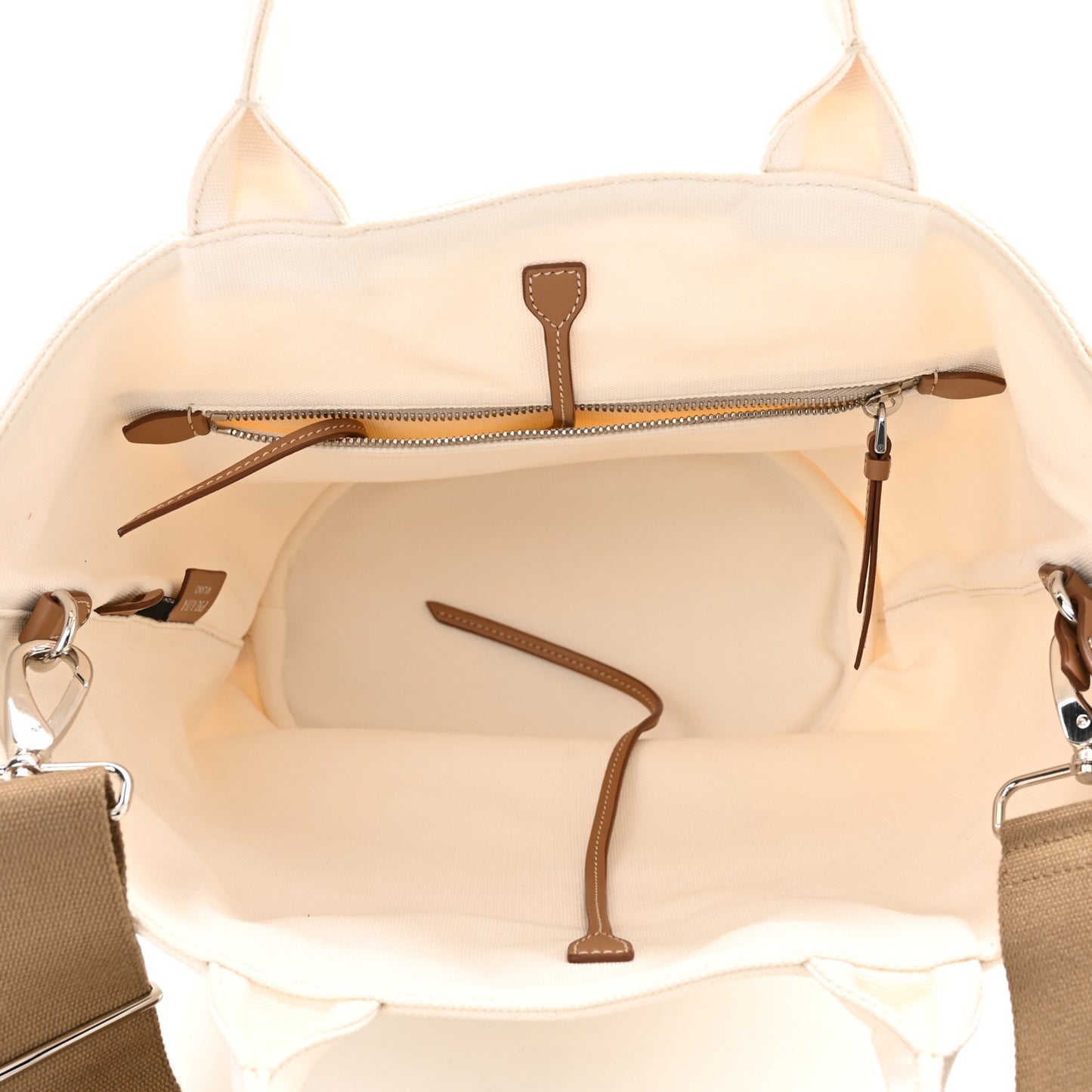 Canapa Logo Bucket Tote White