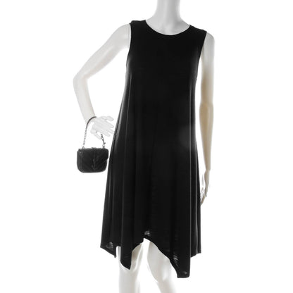 Saint Laurent Sheepskin Matelasse Chevron Monogram Mini College Bag Black 2 of 7
