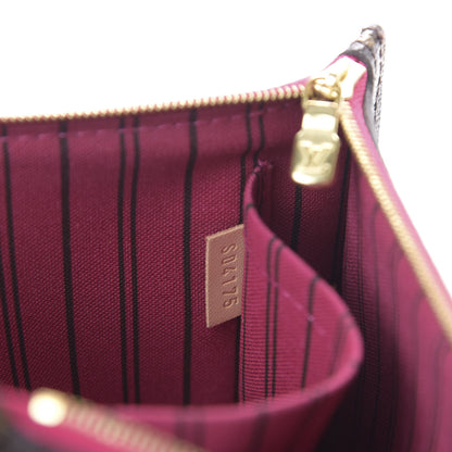Louis Vuitton Monogram Neverfull MM GM Pochette Pivoine 7 of 8