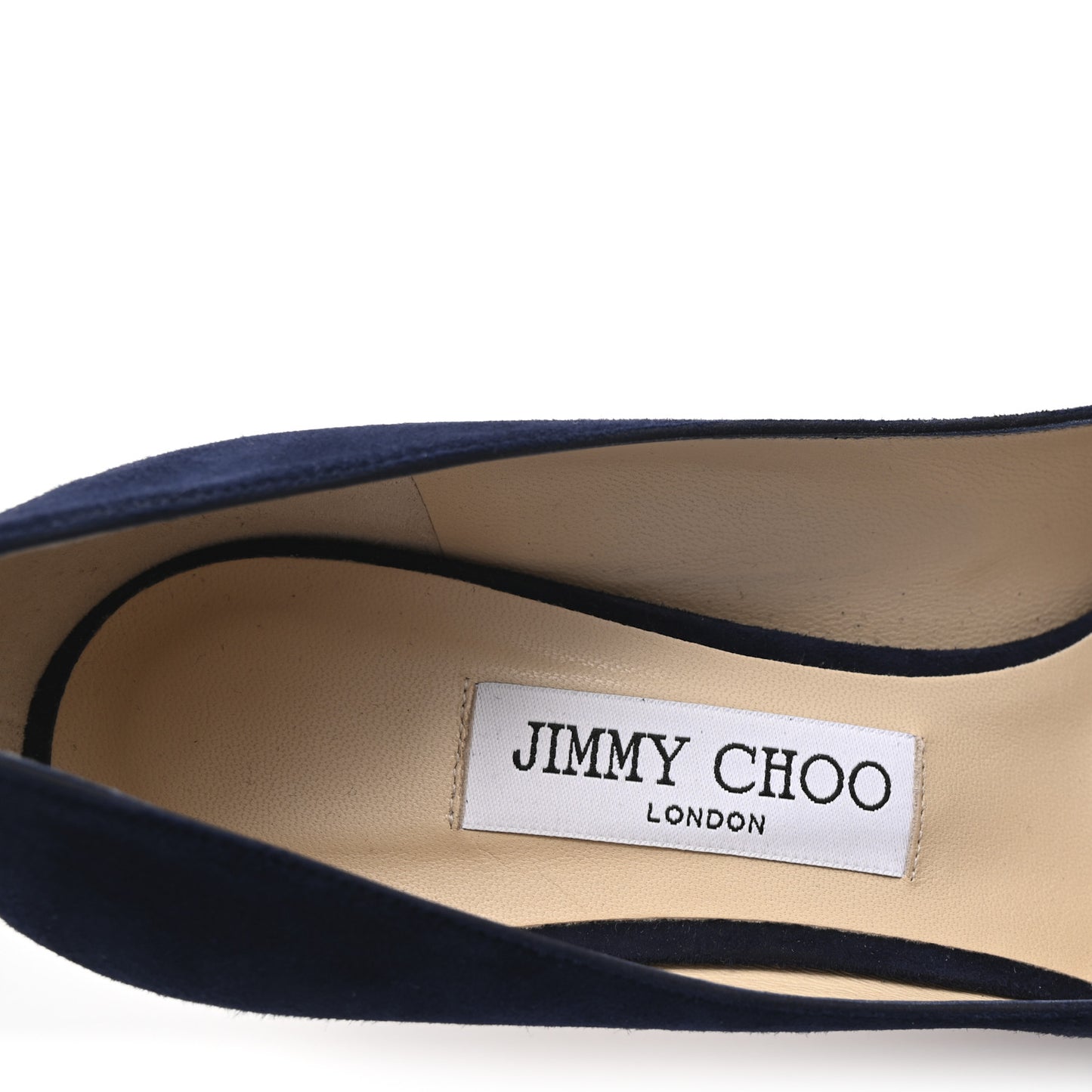 Suede Pointy Toe Romy 60 Pumps 38.5 Navy