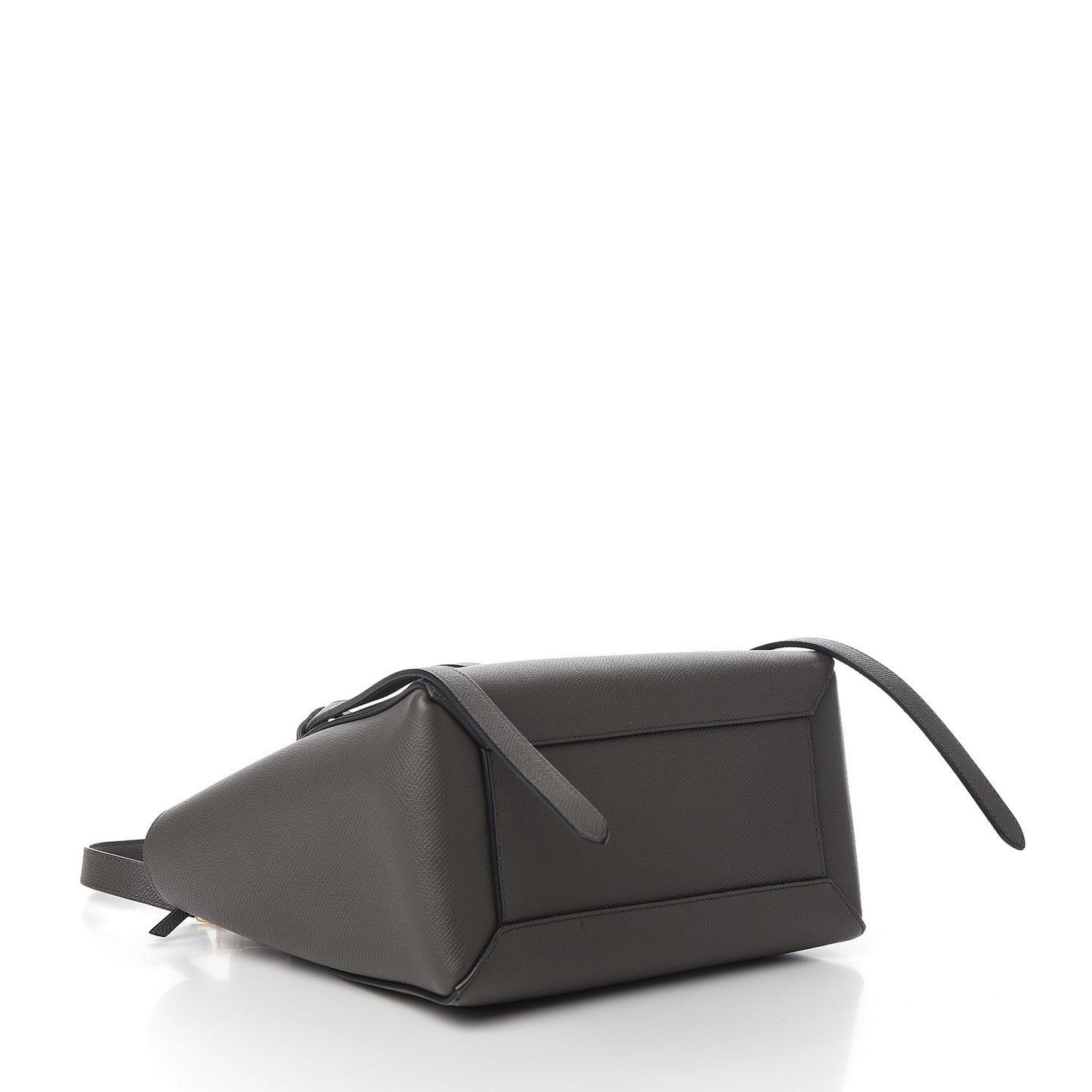 Grained Calfskin Micro Belt Bag Grey