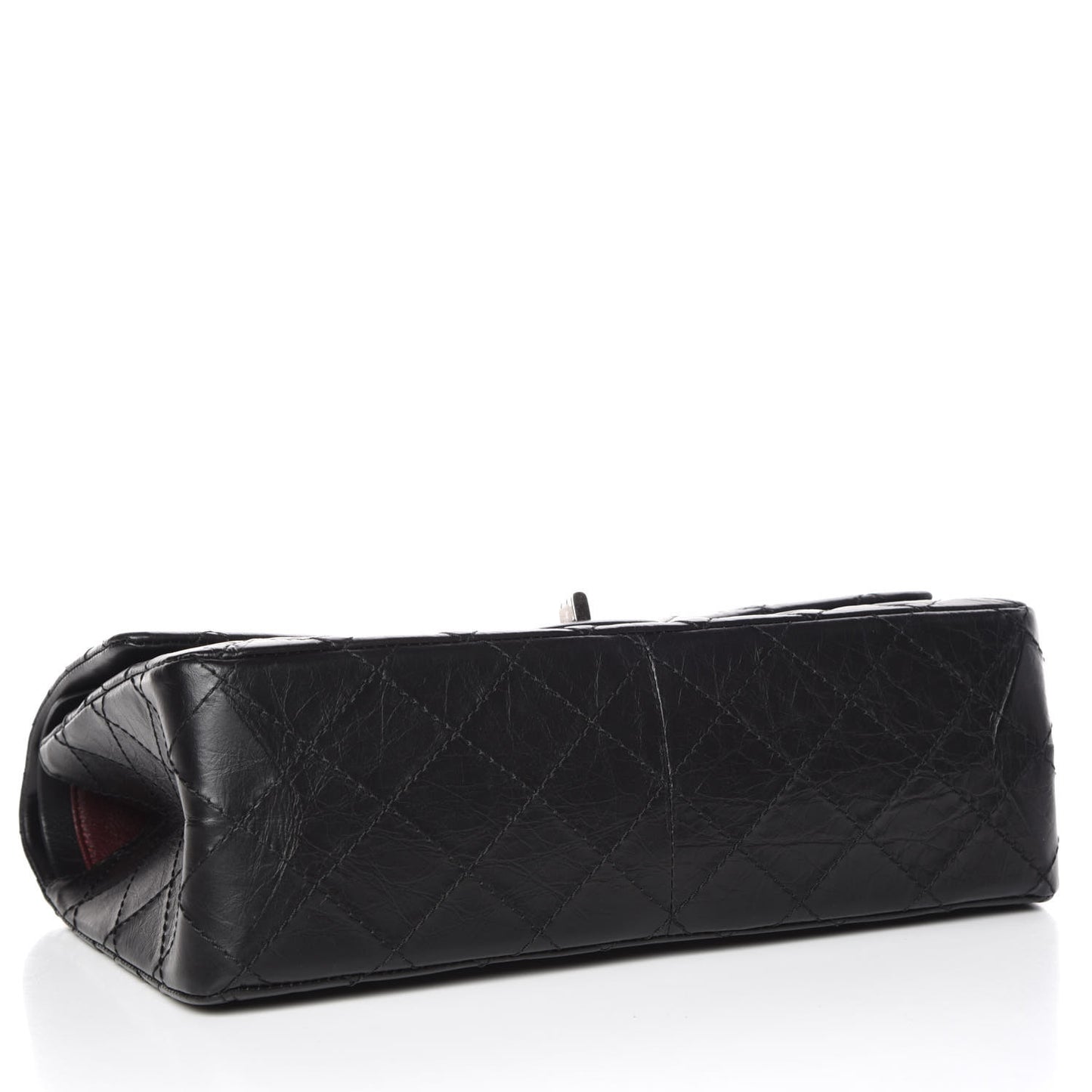 Aged Calfskin Quilted 2.55 Reissue 226 Flap Black