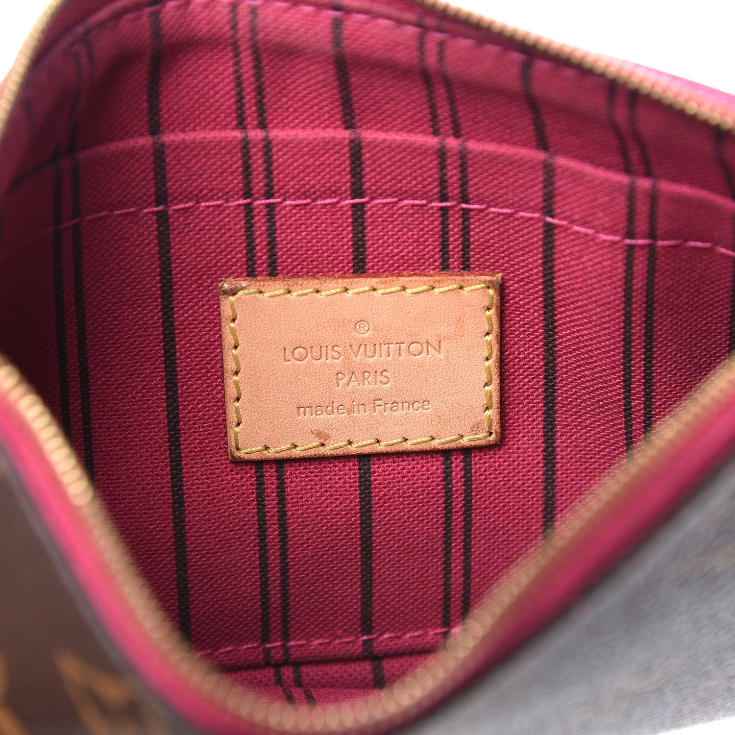 Louis Vuitton Monogram Neverfull PM Pochette Pivoine 7 of 12