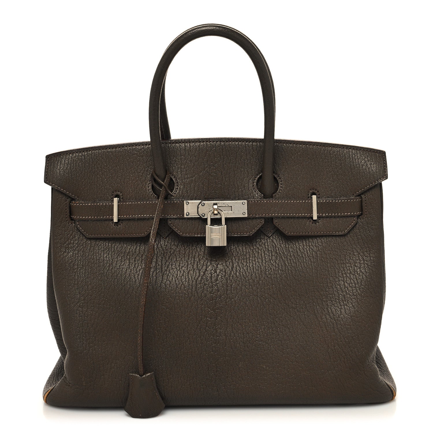 Hermes Chevre de Coromandel Birkin 35 Vert Bronze 1 of 17