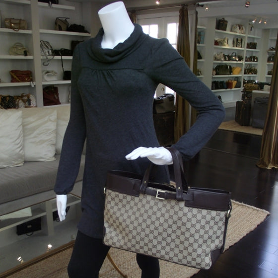 Gucci GG Monogram Large Tote Bag 2 of 10