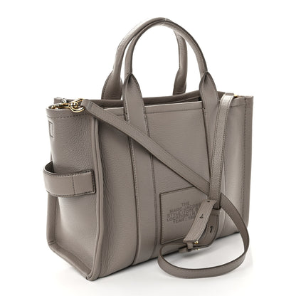 Marc Jacobs Grained Calfskin Medium The Tote Bag Taupe 3 of 9