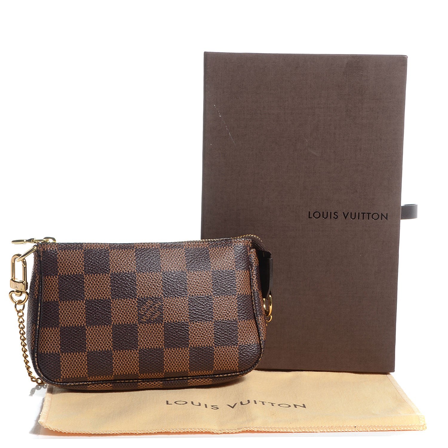 Louis Vuitton Damier Ebene Mini Pochette Accessories 5 of 8