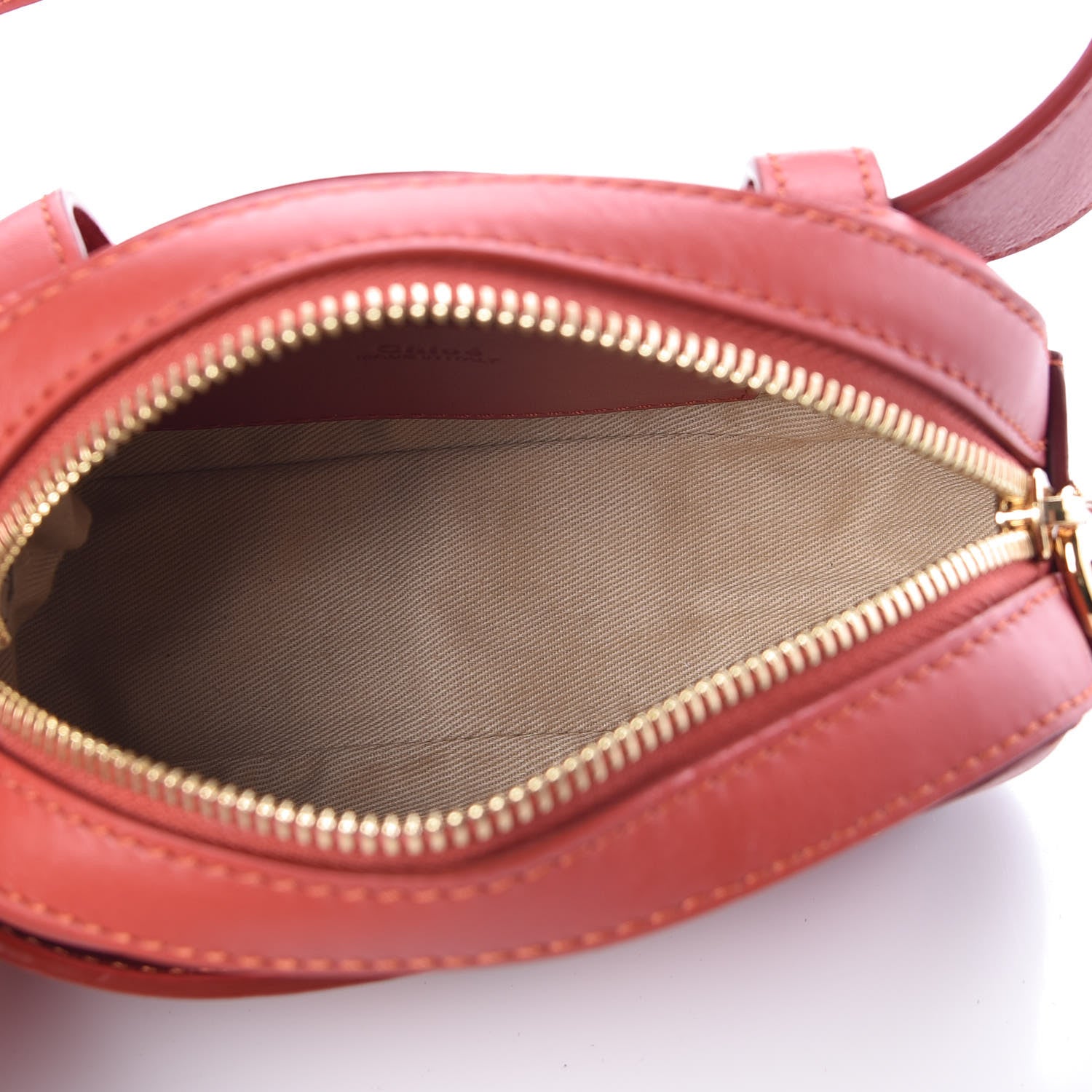 Chloe Smooth Calfskin Little Horses Embroidered Signature Belt Bag Earthy Red 5 of 6