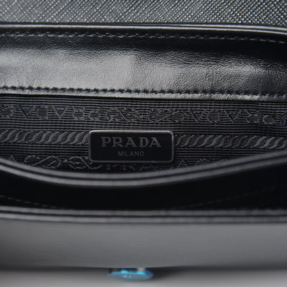 Prada Saffiano Flap Bag Black 6 of 8