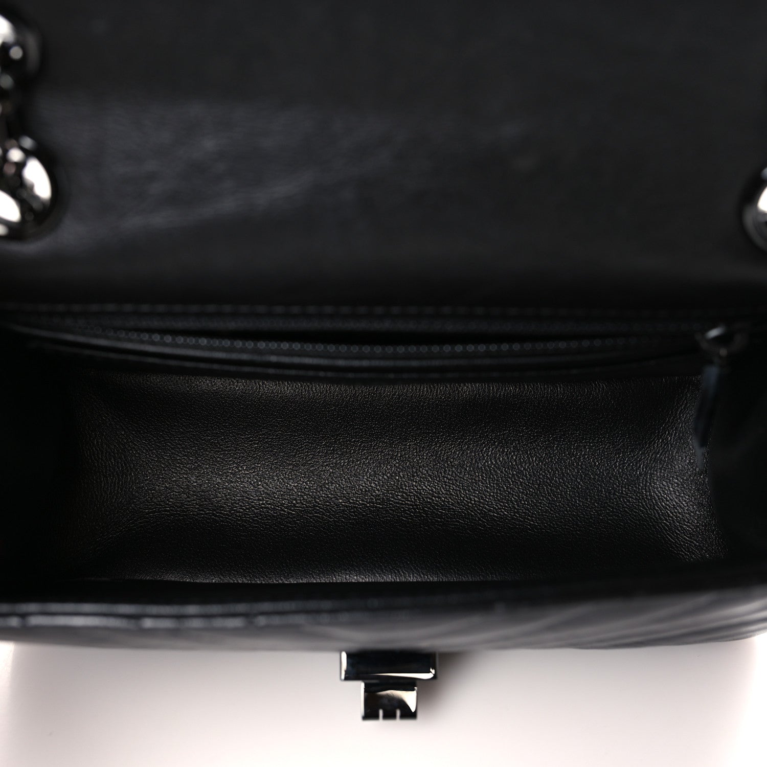 Chanel Aged Calfskin Chevron Quilted 2.55 Reissue Mini Flap So Black 5 of 10