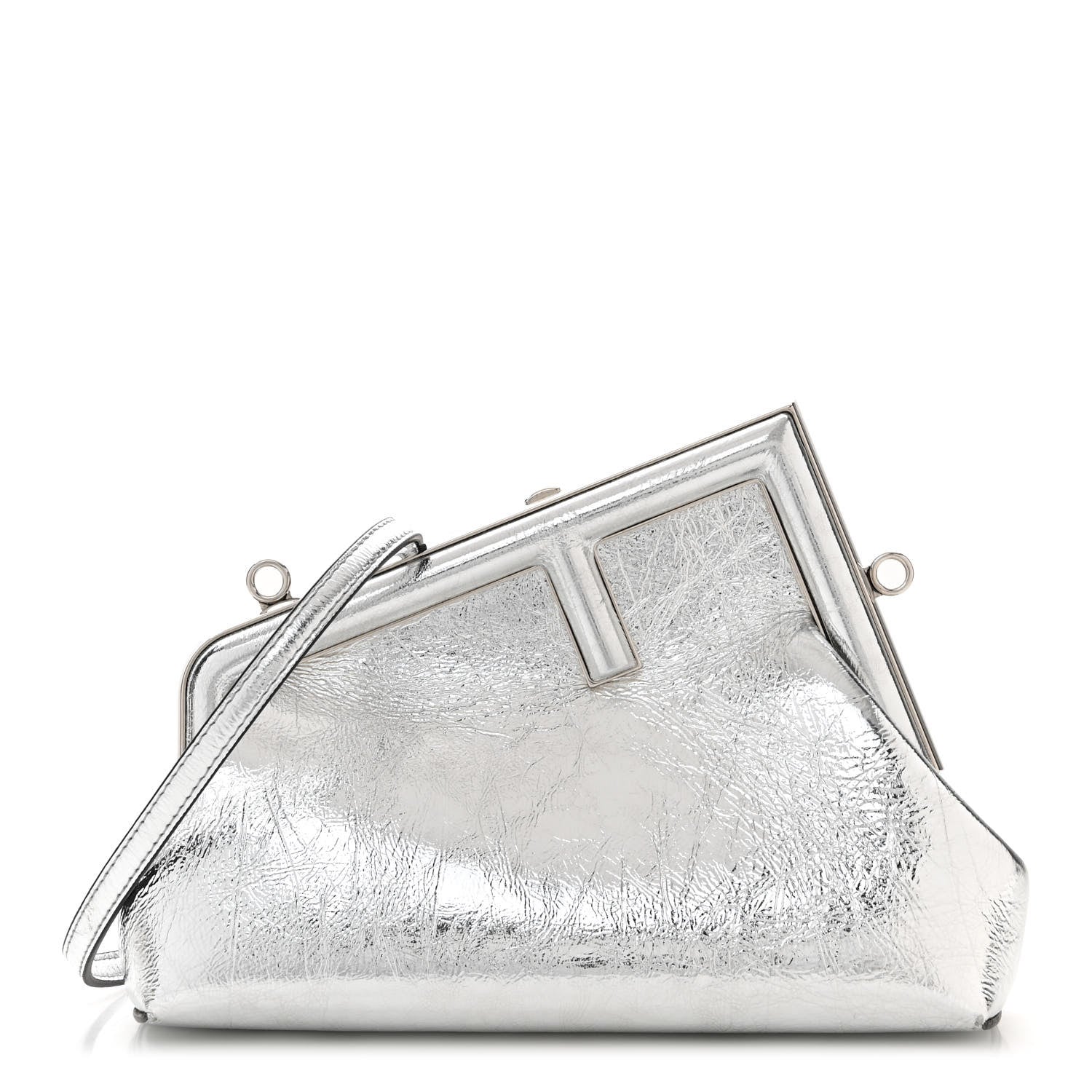 Fendi Rock Millenium Small Fendi First Argento 1 of 10