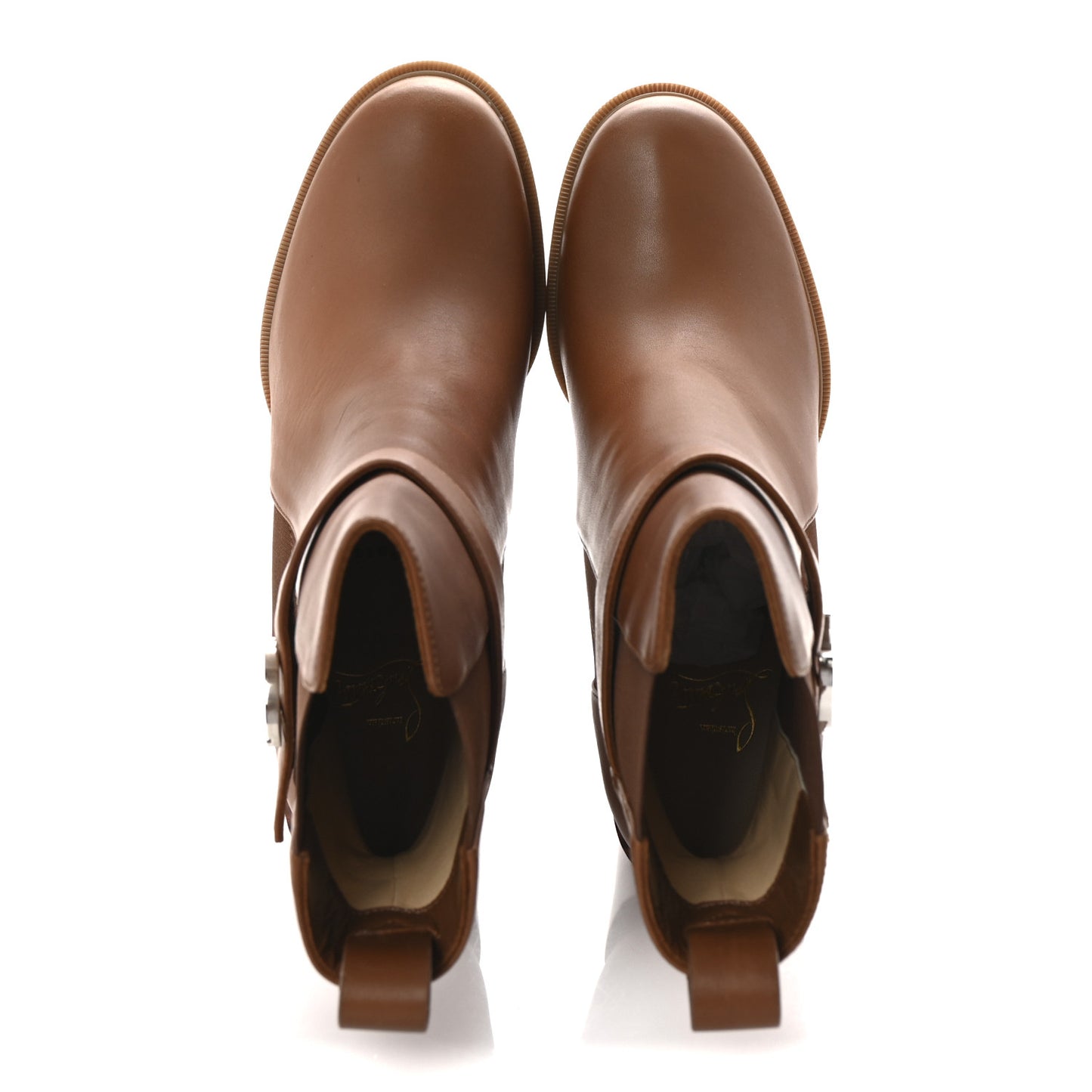 Calfskin CL Chelsea Lug 100 Booty 40 Cuoio