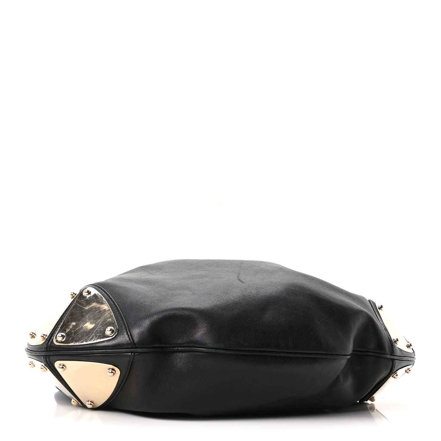 Gucci Calfskin Large Indy Top Handle Hobo Black 4 of 10