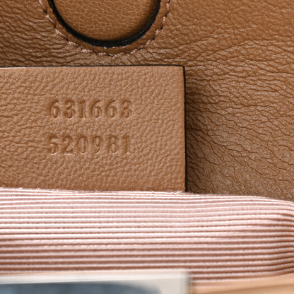 Gucci Lambskin Small Linea Matisse Top Handle Bag Natural Tan 8 of 11