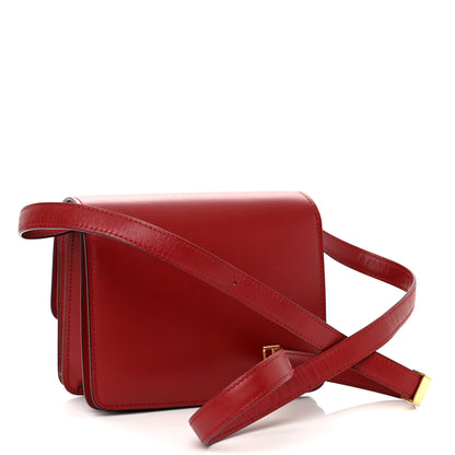 Celine Smooth Calfskin Small Classic Box Flap Bag Red 3 of 11
