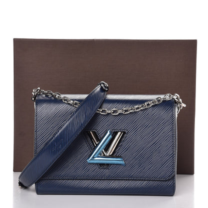 Louis Vuitton Epi Twist Shoulder Bag MM Indigo 8 of 8