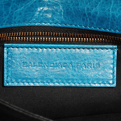 Balenciaga Agneau Envelope Clutch Lagon 6 of 10