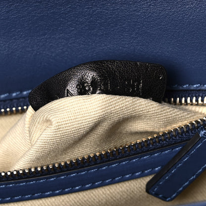 Valentino Garavani Vitello Medium Glam Lock Rockstud Flap Indigo 6 of 10