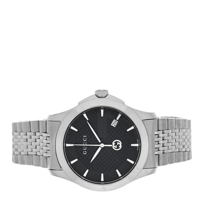 Gucci Stainless Steel 38mm G-Timeless Quartz Watch Black 2 of 5