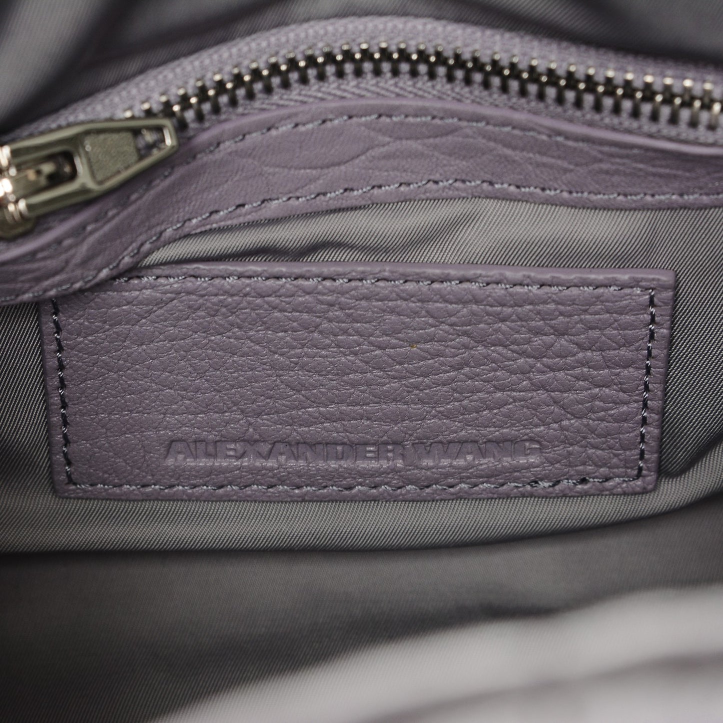Pebbled Lambskin Mini Rockie Lavender Rodhium Hardware