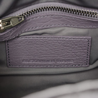 Alexander Wang Pebbled Lambskin Mini Rockie Lavender Rodhium Hardware 6 of 6