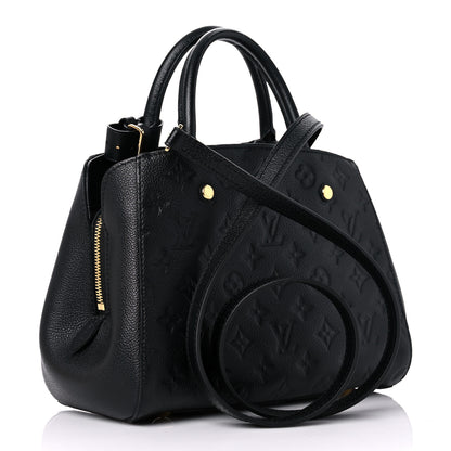 Louis Vuitton Empreinte Montaigne BB Black 3 of 8