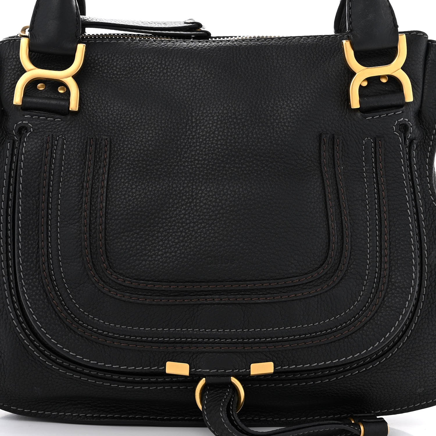 Chloe Calfskin Medium Marcie Satchel Black 8 of 13