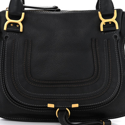 Chloe Calfskin Medium Marcie Satchel Black 8 of 13